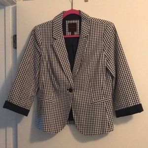 Super cute navy and white The Limited jacket